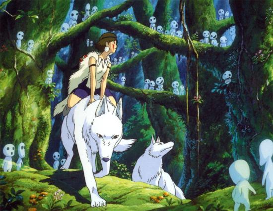 La princesa Mononoke, de Hayao Miyazaki.