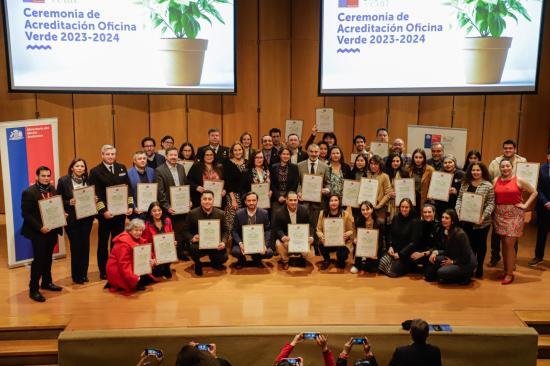 ceremonia de acreditación ambiental